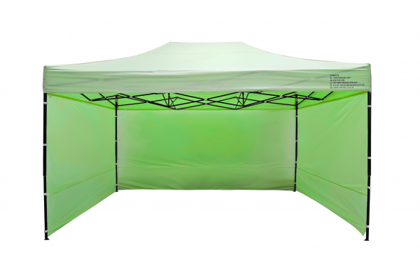 Namiot handlowy ekspresowy 2x3 TYTAN - Limonka